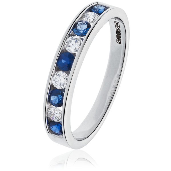 Diamond and Sapphire Ring BJR0132