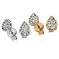 Diamond Cluster Earrings BJE0051 (0.20ct)