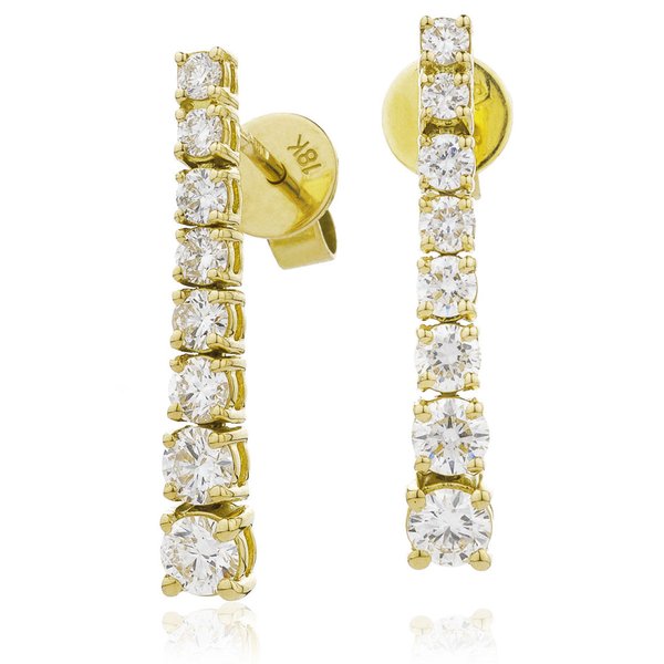 Diamond Drop Earrings BJE0071 (1.10ct- 1.20ct)