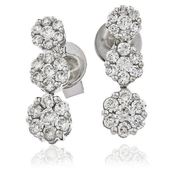 Diamond Drop Earrings DNE078 (0.70ct)