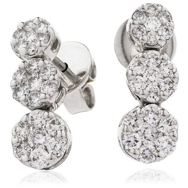 Diamond Drop Earrings GE223 (1.20ct)